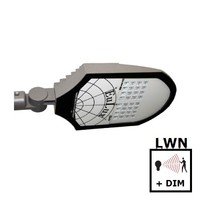 Gladio LWN 30W LED straatverlichting, 4800 lumen met bewegingssensor on/off of on/DIM