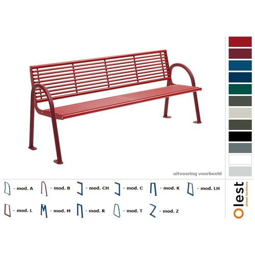 Olest Modulaire Parkbank M-ZOR 3 zits