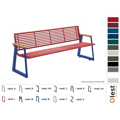 Olest Modulaire Parkbank M-ZOR 3 zits