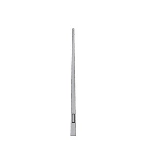 Olest 8,0m - verzinkte stalen conische lantaarnpaal-lichtmast, lengte 8,0m, topmaat 60mm