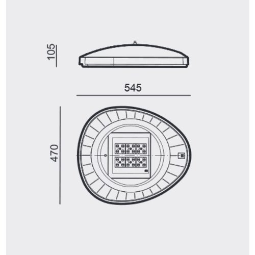 Olest-Novatilu Innova Up 15W LED straatverlichting, 1935 lumen