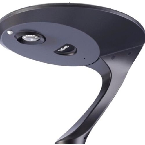 Olest All-in-one Ovnio LED Solar paaltop straatverlichting, 18W/14,4W/10,8W/7,2W, 2200K/3000K met bewegingssensor ON/DIM