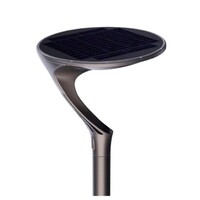 All-in-one Ovnio LED Solar hybride paaltop straatverlichting, 18W/14,4W/10,8W/7,2W, 2200K/3000K met bewegingssensor ON/DIM