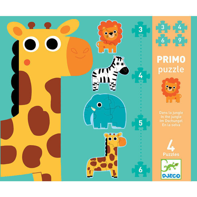 Djeco eerste puzzels, in de jungle dj07135