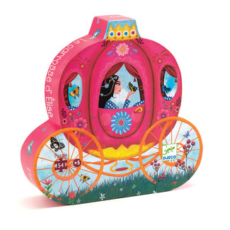 Djeco dj07254 Puzzel prinses met koets