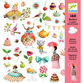 Djeco Djeco stickers prinsessen theekransje