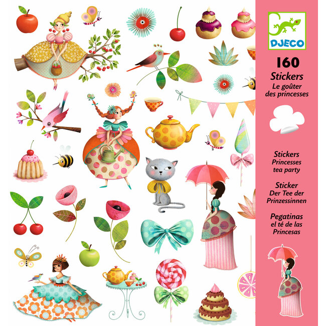 Djeco stickers prinsessen theekransje dj08884