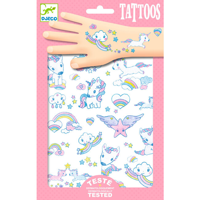 Djeco tattoos eenhoorn dj09575
