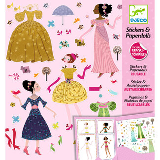 Djeco Djeco stickerset poppen aankleden