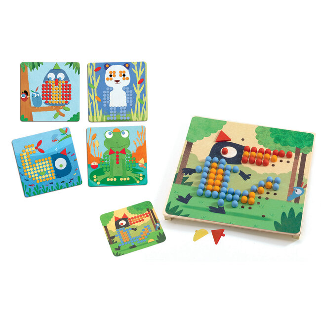 Djeco mozaiekpuzzel Rigolo dj08136