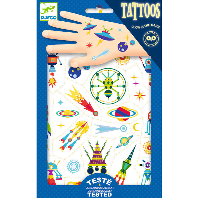 Djeco Tattoo's ruimtevaart dj09590