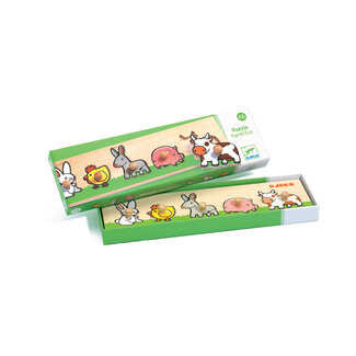 Djeco Djeco houten puzzel Farm 'n' co