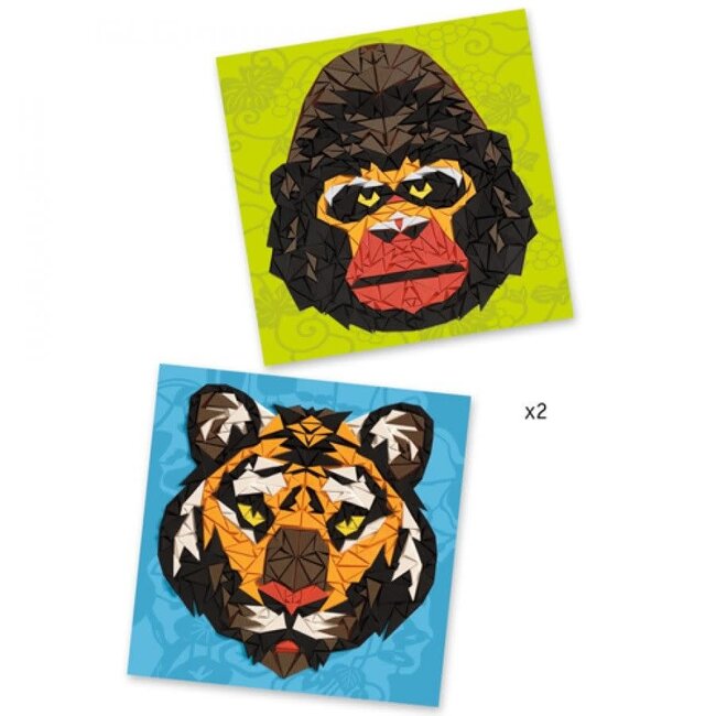 Djeco mozaiek wilde dieren dj08887