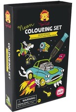Tiger Tribe Neon Colouring Sets Road Stars