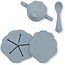 konges slojd Konges Slojd siliconen eetset Light blue
