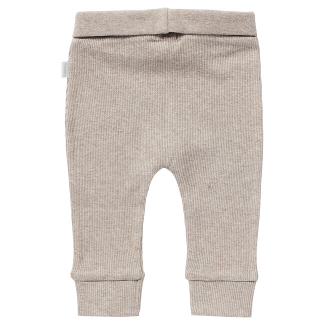 Noppies broek rib Naura taupe mel