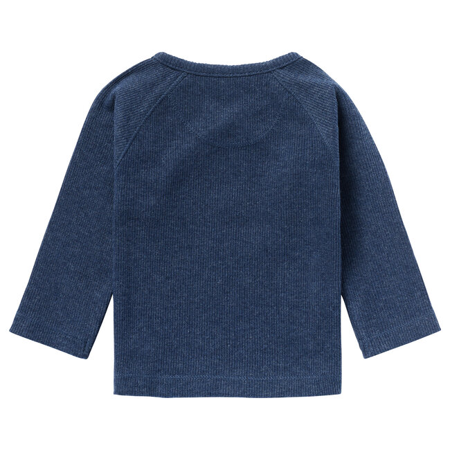 Noppies overslagshirt rib Nanyuki navy mel