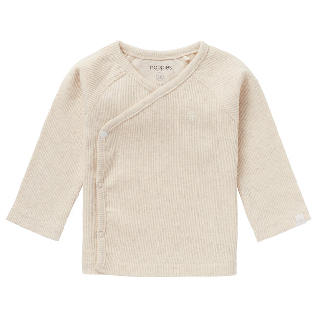 Noppies overslagshirt rib Nanyuki oatmeal