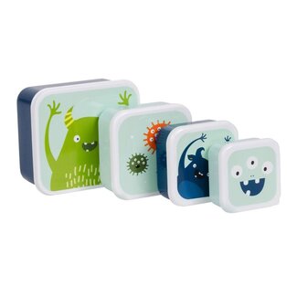 A little lovely company A little lovely company Lunch & snackbox set Monsters