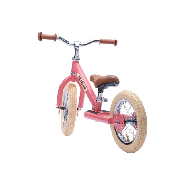 Trybike steel 2 in 1 loopfiets Vintage pink