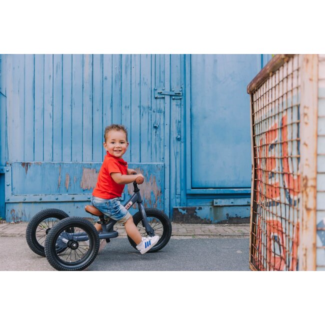 Trybike steel 2 in 1 loopfiets Grey