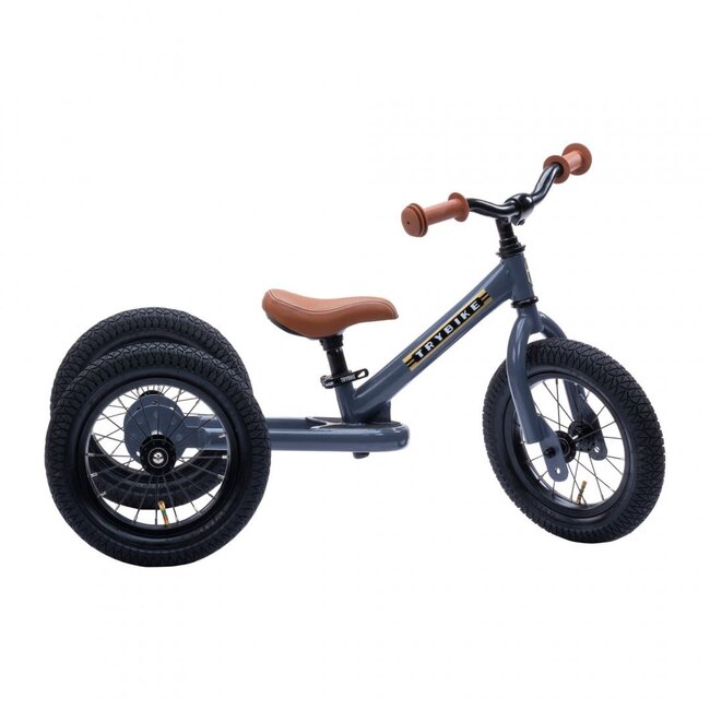Trybike steel 2 in 1 loopfiets Grey