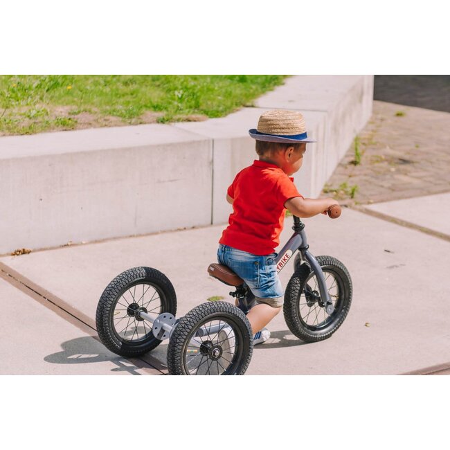 Trybike steel 2 in 1 loopfiets Grey