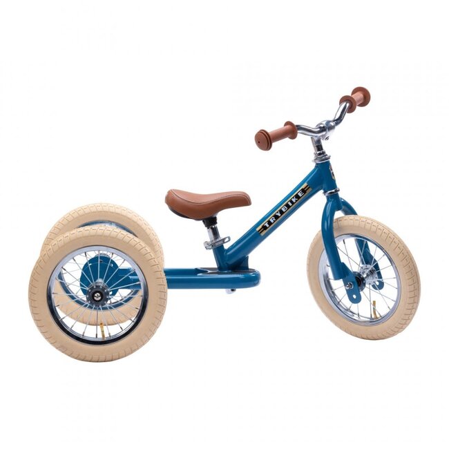 Trybike steel 2 in 1 loopfiets Vintage blue