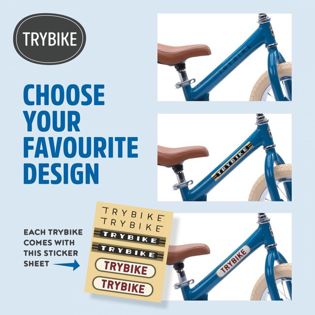 Trybike Steel Tweewieler - Vintage Blue