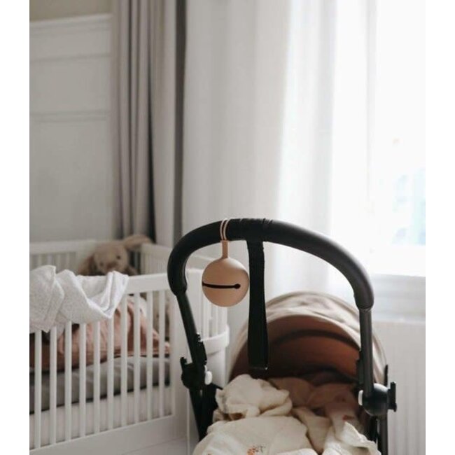 Mushie Pacifier case Stone