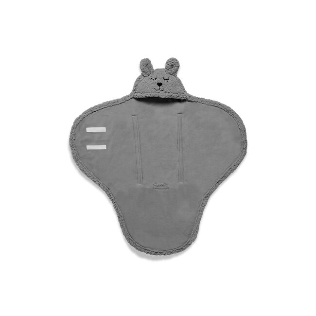 Jollein Wikkeldeken Bunny storm grey