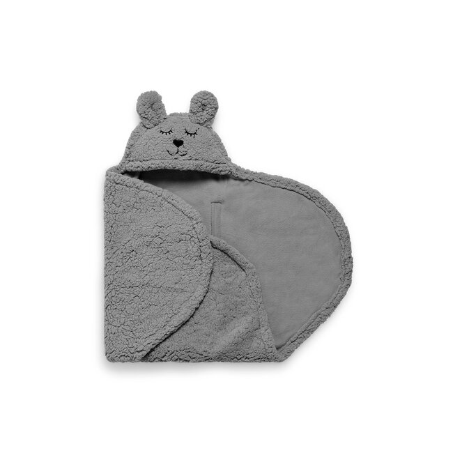 Jollein Wikkeldeken Bunny storm grey