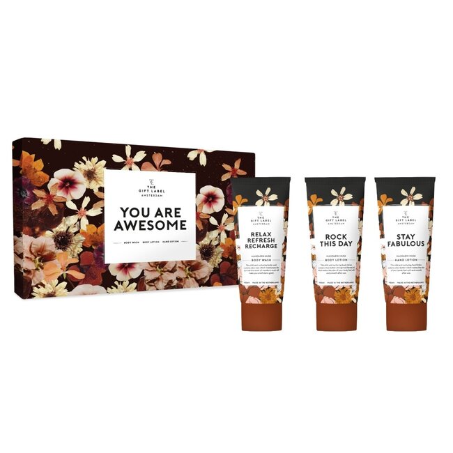 The Gift Label Luxe mailbox giftset You are awesome