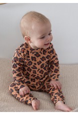 Feetje Feetje pyjama Leopard Lee hazelnoot