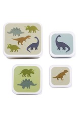 A little lovely compagny Lunch & snackbox set Dinosaurussen