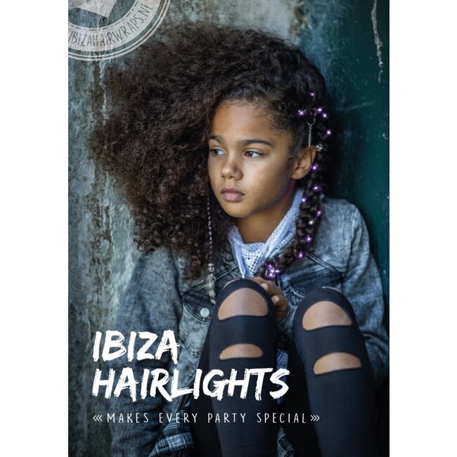 IBIZA Hairlights Pink/Blue