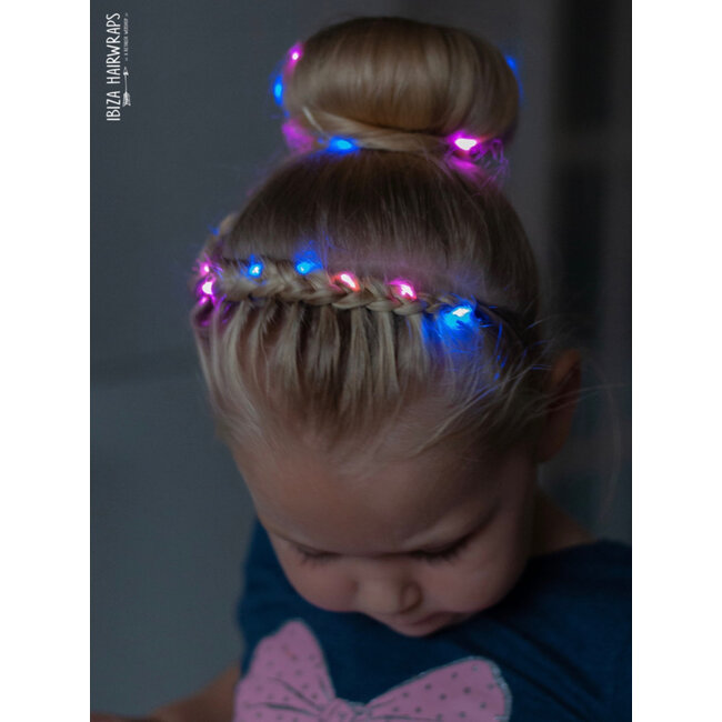 IBIZA Hairlights Pink/Blue