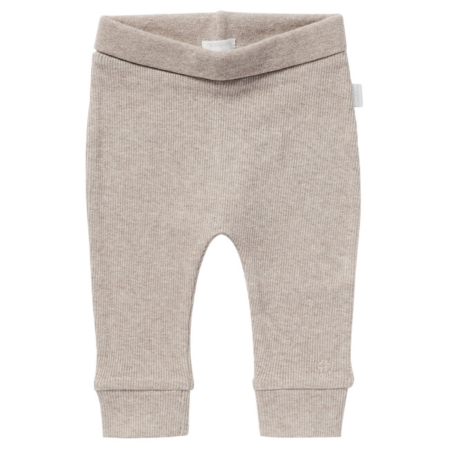 Noppies broek rib Naura taupe mel