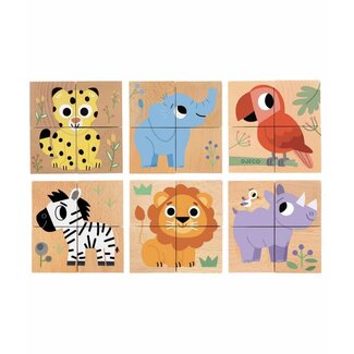 Djeco Djeco Puzzel blok Wild & Co