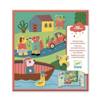 Djeco Djeco Herbruikbare stickers dieren
