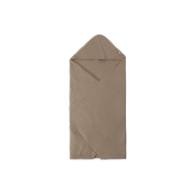 Jollein Badcape 75x75cm Embroidery Biscuit