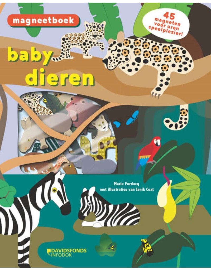 Babydieren magneetboek