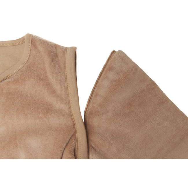 Jollein slaapzak 110 cm Velvet Biscuit met afritsbare mouw