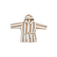 Jollein badjas 1-2 jaar Stripe Terry Biscuit gots