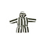 Jollein badjas 1-2 jaar Stripe Terry Leaf Green gots