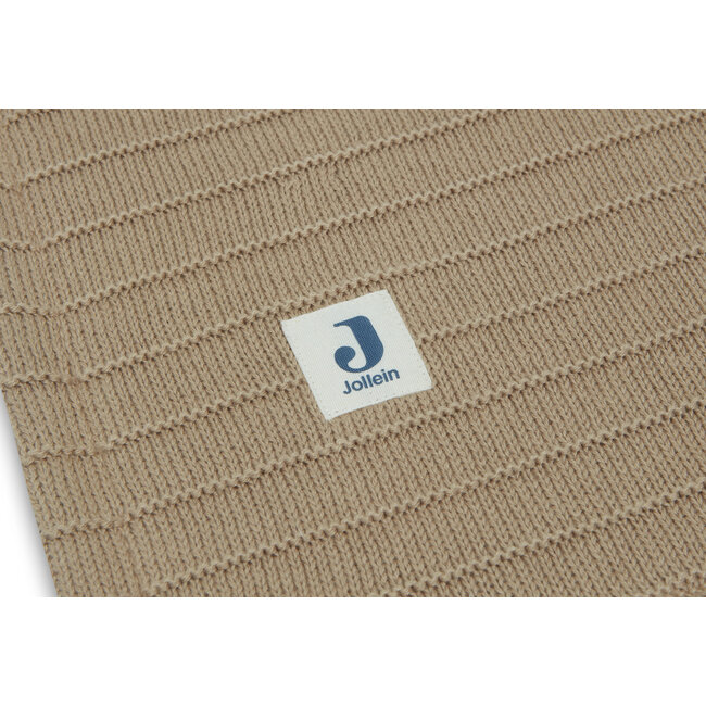Jollein wiegdeken Velvet Pure Knit Biscuit