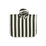 Jollein Jollein Badponcho Stripe Leaf Green gots