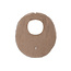 Jollein Jollein slab rond Embroidery Biscuit