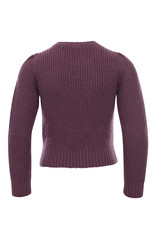 Looxs Looxs trui chenille cropped amethyst