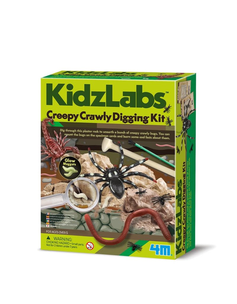 4M 4M Kidzlabs opgraafkit insecten "creepy crawly"